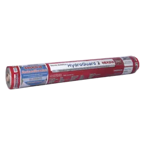 Manto asfáltico en frío impermeabilizante para terrazas, techos, cubiertas transitables e impermeabilización bajo teja en cubiertas inclinadas Hydroguard autoadhesivo Texsa