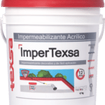Impermeabilizante acrílico en frio de fácil aplicación para impermeabilización de terrazas, cubiertas y techos no transitables Impertexsa con acabado de colores decorativo y estético