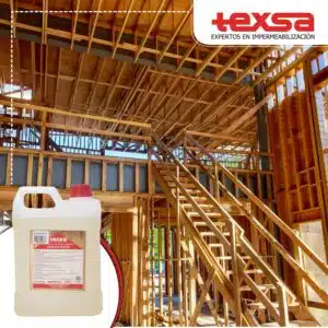 Inmunizante para madera Texsa para proteger y alargar vida útil de estructuras y construcciones de madera