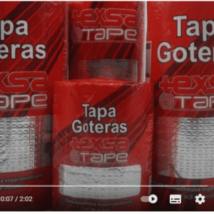 Cintas Autoadhesivas Tapagoteras Texsa Tape - Con Foil De Aluminio