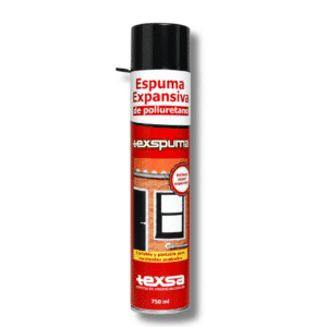 Espuma expansiva de poliuretano Texspuma Texsa para sellar, rellenar y aislar