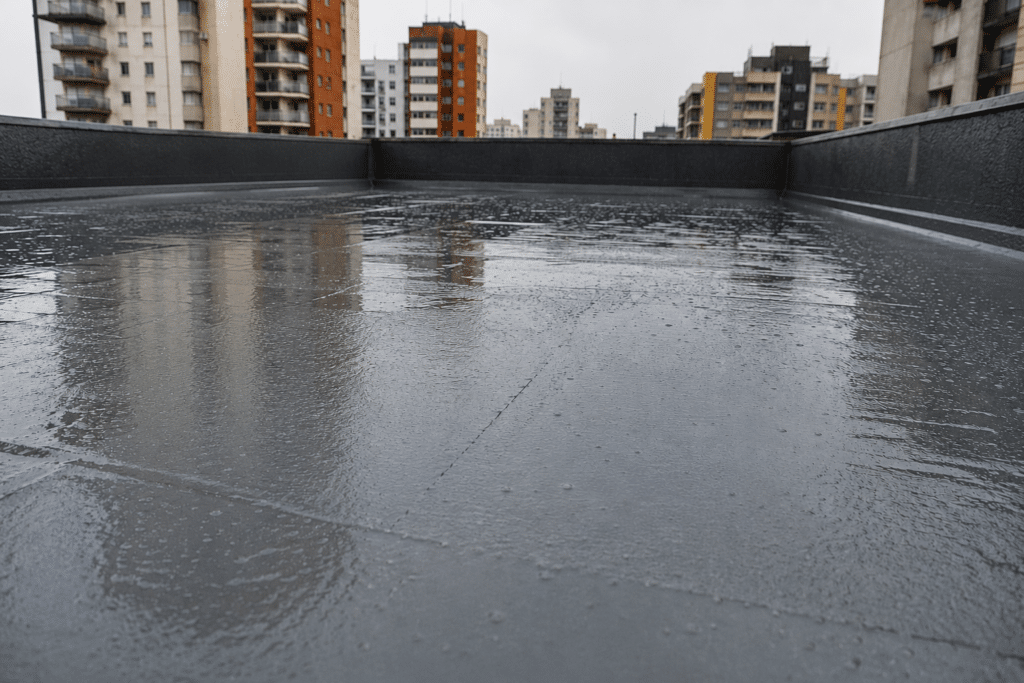 ¿Qué pasa si llueve sobre una pintura impermeabilizante recién aplicada?